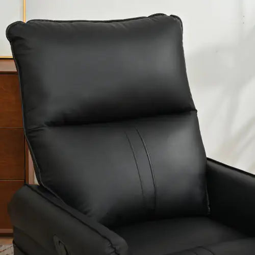 Cozy Glide Swivel Recliner - Sleek Black