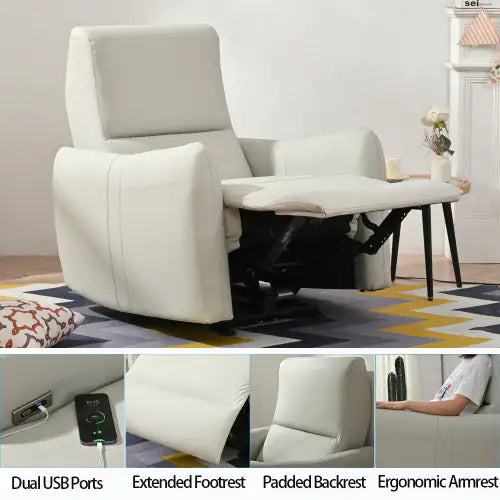 Charge & Relax: USB Port Enabled Electric Recliner