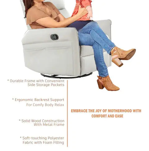 Swivel Glide Recliner Lounge Chair