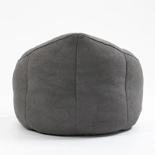 Cozy Grey Bean Bag Chair with Footrest