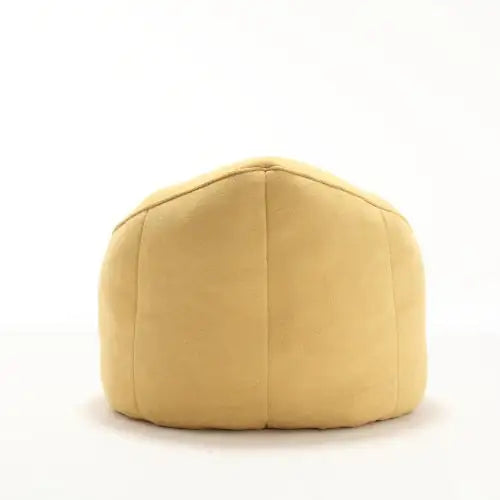 Cozy Yellow Bean Bag Chair with Footrest