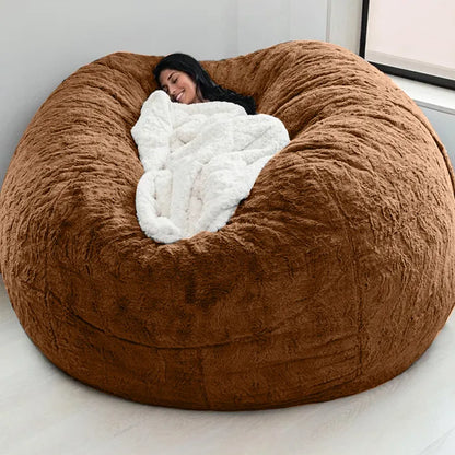 Cozy Faux Fur Bean Chair