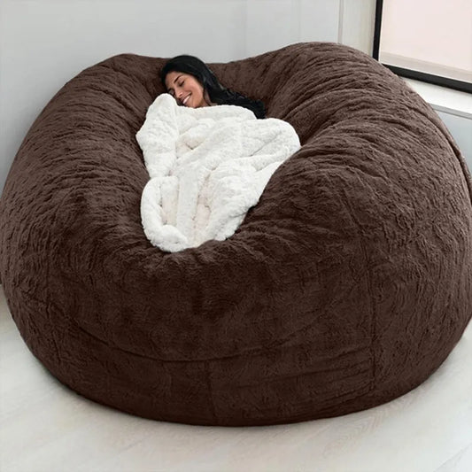 Cozy Faux Fur Bean Chair