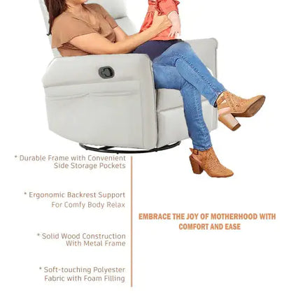 Swivel Glide Recliner Lounge Chair