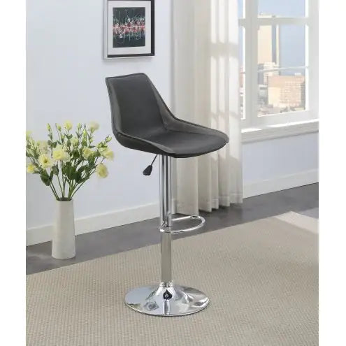 Ebony Chic Adjustable Bar Stools - Set of 2
