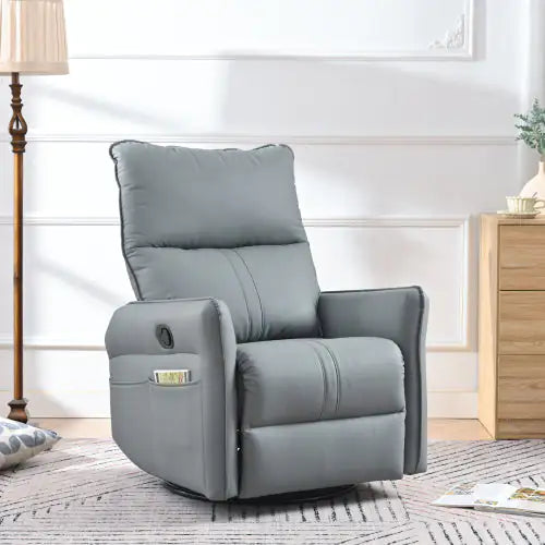 Cozy Swivel Rocker Chair - Modern Nursery Glider