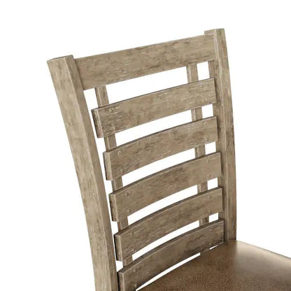A Set Of 2 Solid Wood Dining Chairs