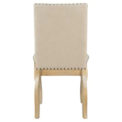 4 Wooden Cushioned Dining Chairs
